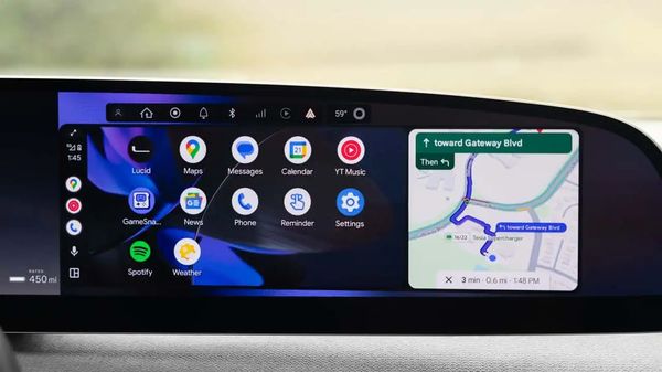 Google Maps EV Route Planning Android Auto