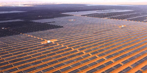Solar farm in China