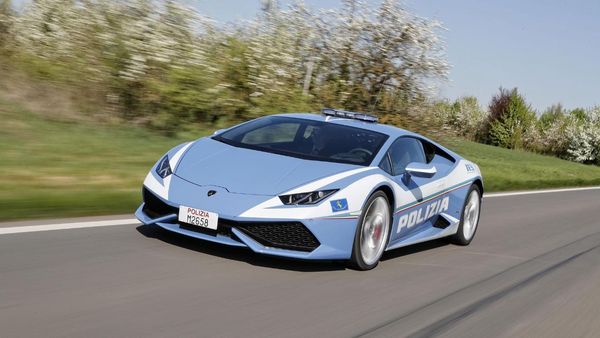 Lamborghini police car