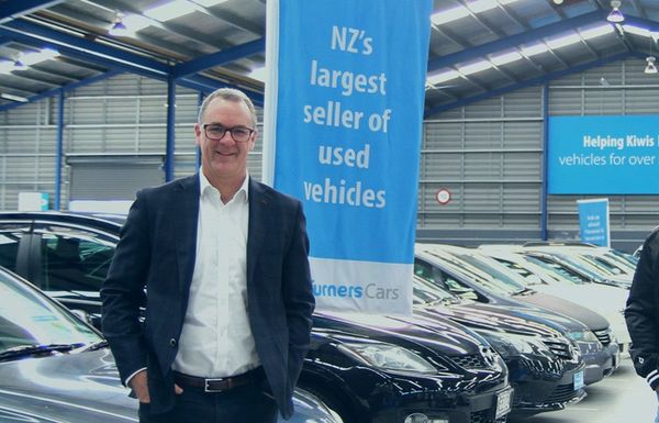 Turners executive at a used vehicle showroom