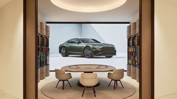 Bentley showroom interior