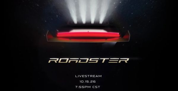 Tesla Roadster livestream announcement