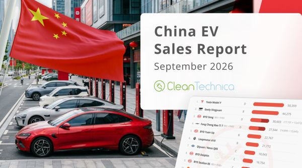 China EV Sales Report for September 2026